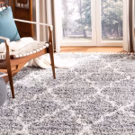How do you fix a rug that won't stay flat?